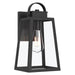 Progress Canada - One Light Outdoor Wall Mount - Hedry - Matte Black- Union Lighting Luminaires Decor