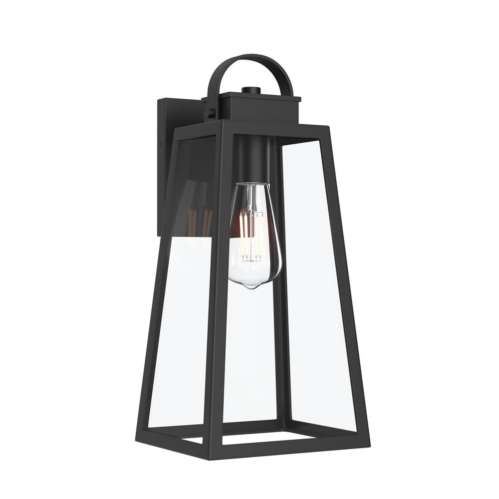Progress Canada - One Light Outdoor Wall Mount - Hedry - Matte Black- Union Lighting Luminaires Decor