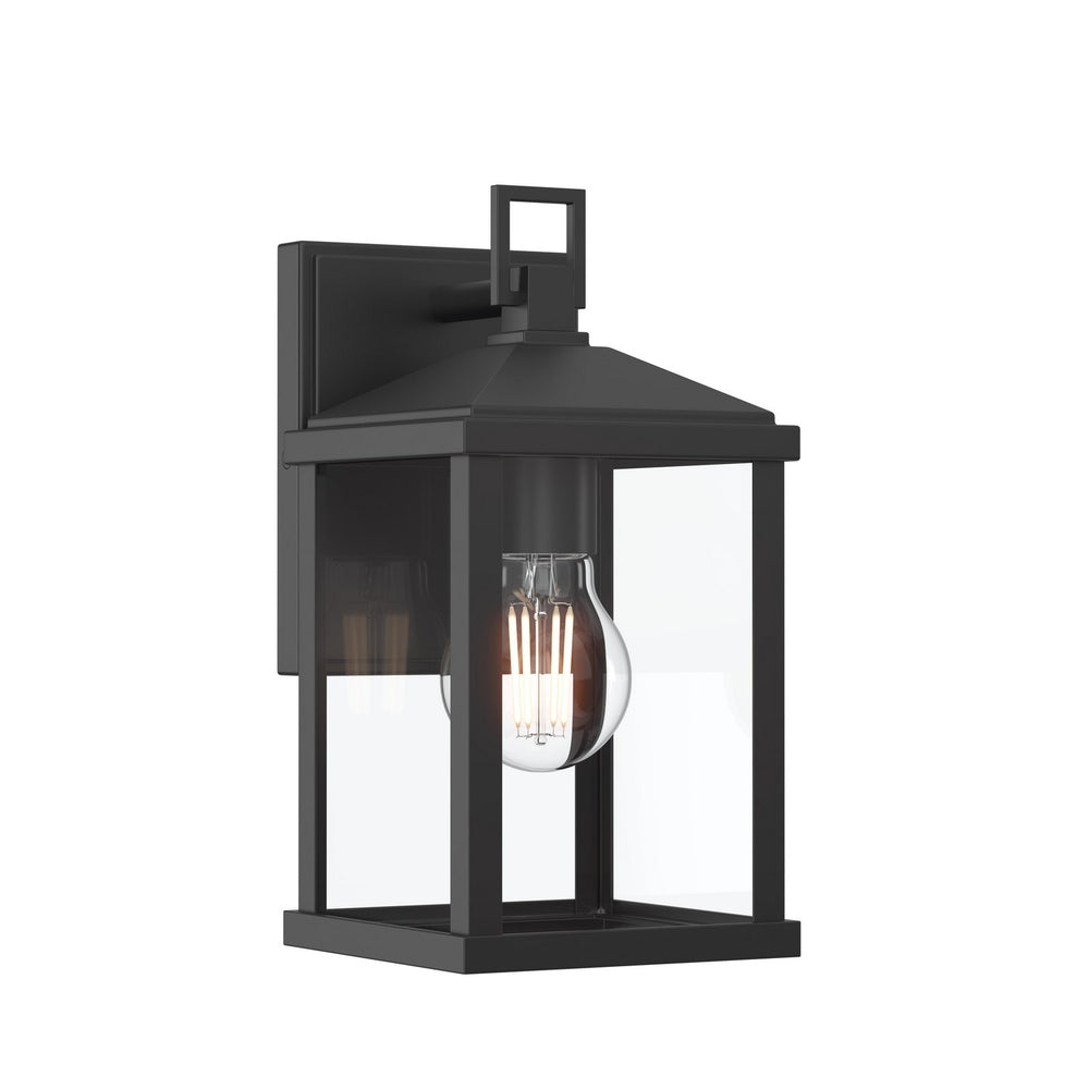 Progress Canada - One Light Outdoor Wall Mount - Cantley - Matte Black- Union Lighting Luminaires Decor