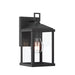 Progress Canada - One Light Outdoor Wall Mount - Cantley - Matte Black- Union Lighting Luminaires Decor