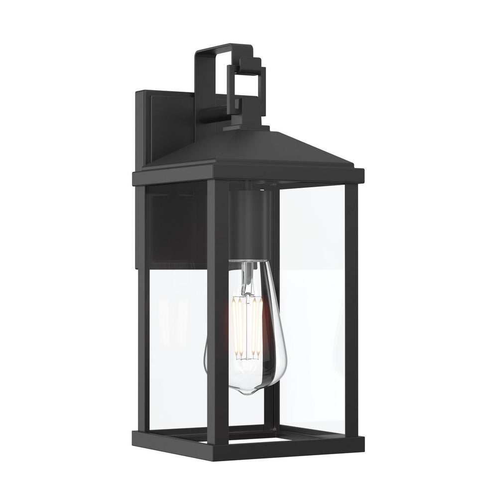 Progress Canada - One Light Outdoor Wall Mount - Cantley - Matte Black- Union Lighting Luminaires Decor