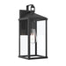 Progress Canada - One Light Outdoor Wall Mount - Cantley - Matte Black- Union Lighting Luminaires Decor