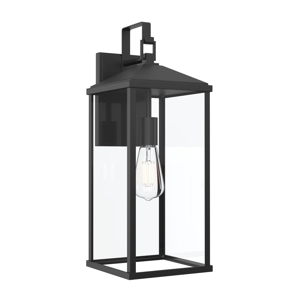 Progress Canada - One Light Outdoor Wall Mount - Cantley - Matte Black- Union Lighting Luminaires Decor