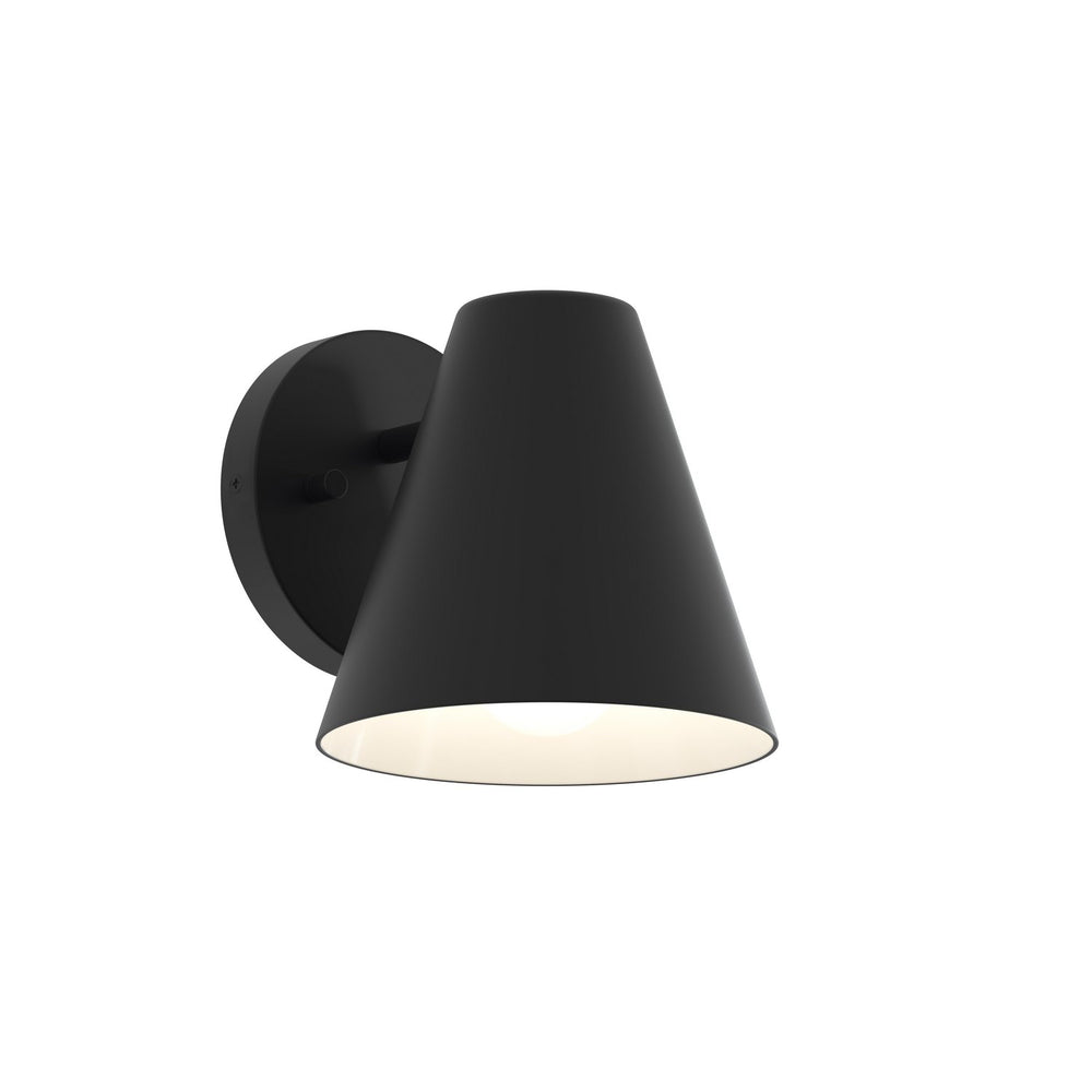 Progress Canada - One Light Outdoor Wall Mount - Mik - Matte Black- Union Lighting Luminaires Decor