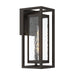 Progress Canada - One Light Outdoor Wall Mount - Shaw - Antique Bronze- Union Lighting Luminaires Decor