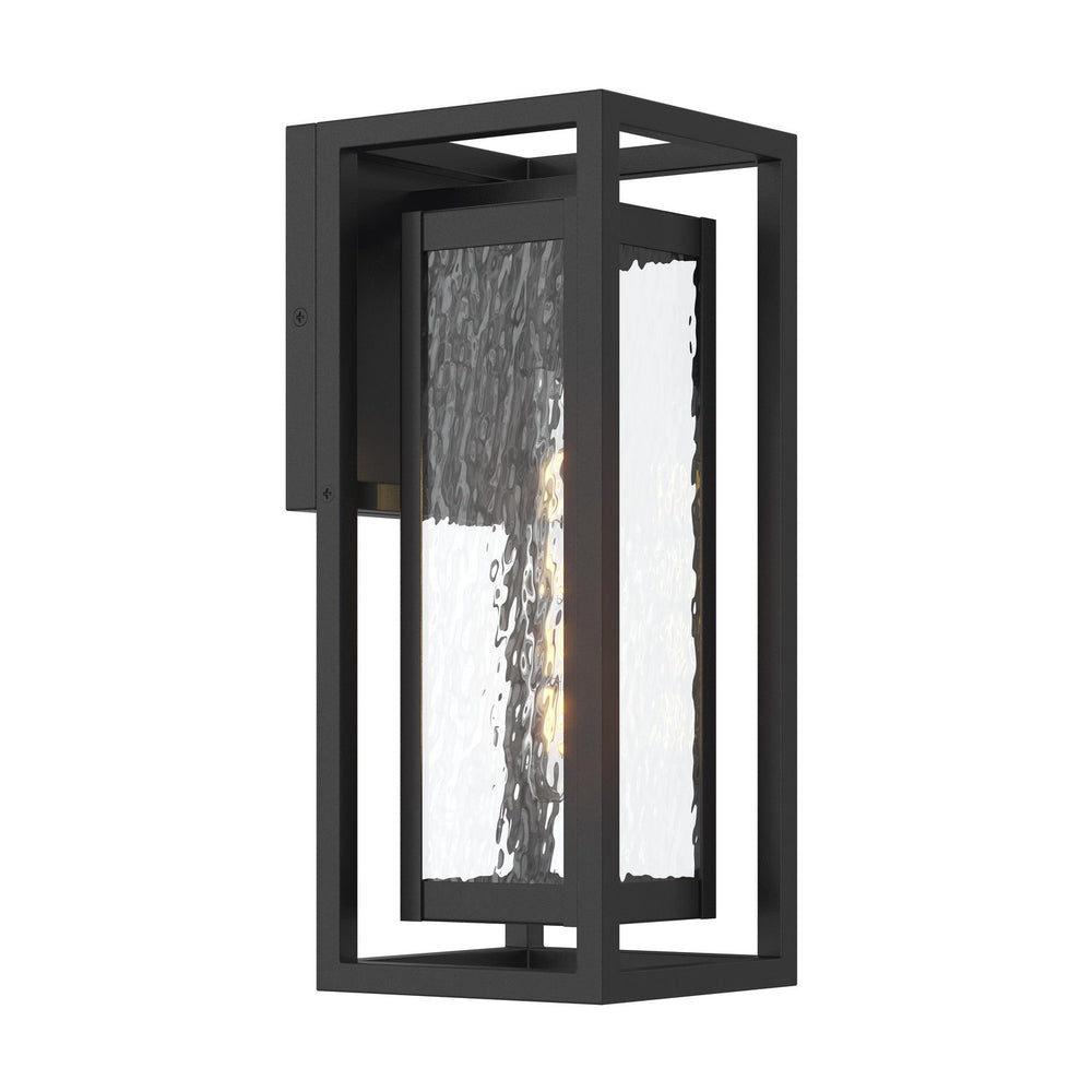 Progress Canada - One Light Outdoor Wall Mount - Shaw - Textured Black- Union Lighting Luminaires Decor