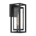 Progress Canada - One Light Outdoor Wall Mount - Shaw - Textured Black- Union Lighting Luminaires Decor