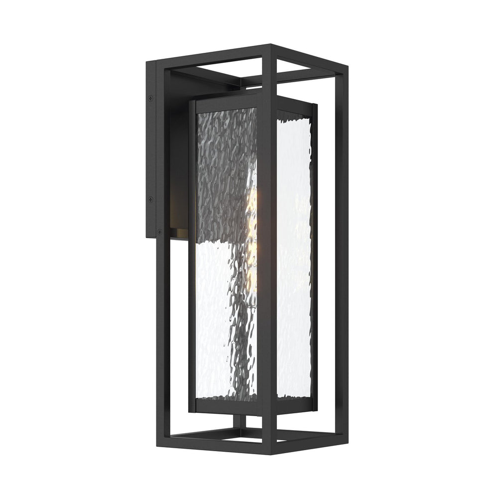 Progress Canada - One Light Outdoor Wall Mount - Shaw - Textured Black- Union Lighting Luminaires Decor