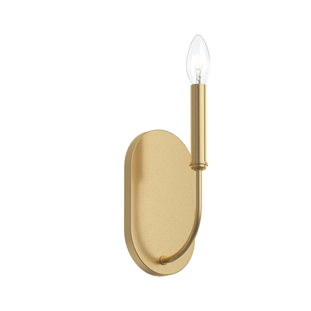 Progress Canada - One Light Wall Sconce - Reines - Brushed Gold- Union Lighting Luminaires Decor