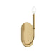 Progress Canada - One Light Wall Sconce - Reines - Brushed Gold- Union Lighting Luminaires Decor