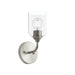 Progress Canada - One Light Wall Sconce - Ilia - Brushed Nickel- Union Lighting Luminaires Decor