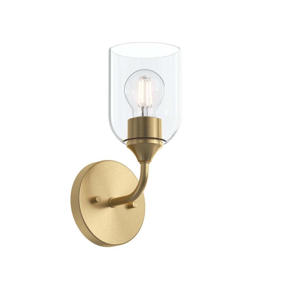 Progress Canada - One Light Wall Sconce - Ilia - Brushed Gold- Union Lighting Luminaires Decor