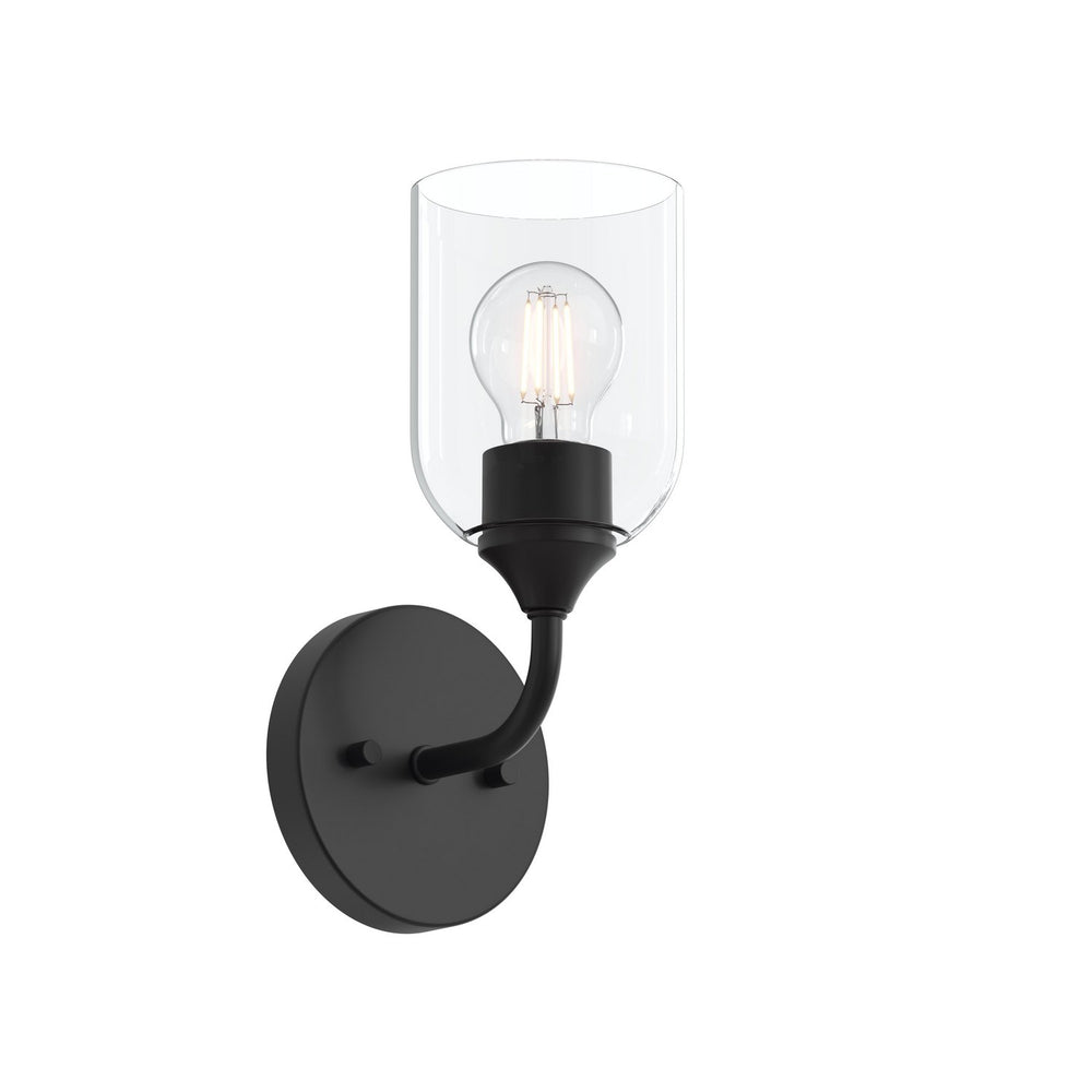 Progress Canada - One Light Wall Sconce - Ilia - Matte Black- Union Lighting Luminaires Decor