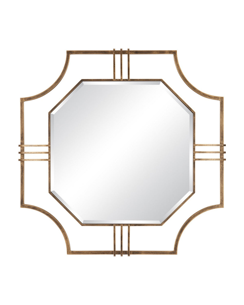 Currey and Company - Mirror - Sojourner - Antique Gold- Union Lighting Luminaires Decor