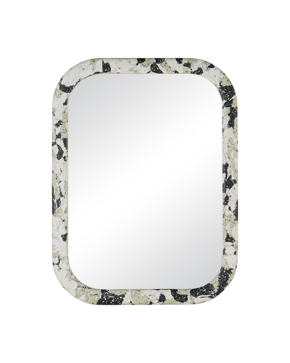 Currey and Company - Mirror - Wolcott - White / Black / Green- Union Lighting Luminaires Decor