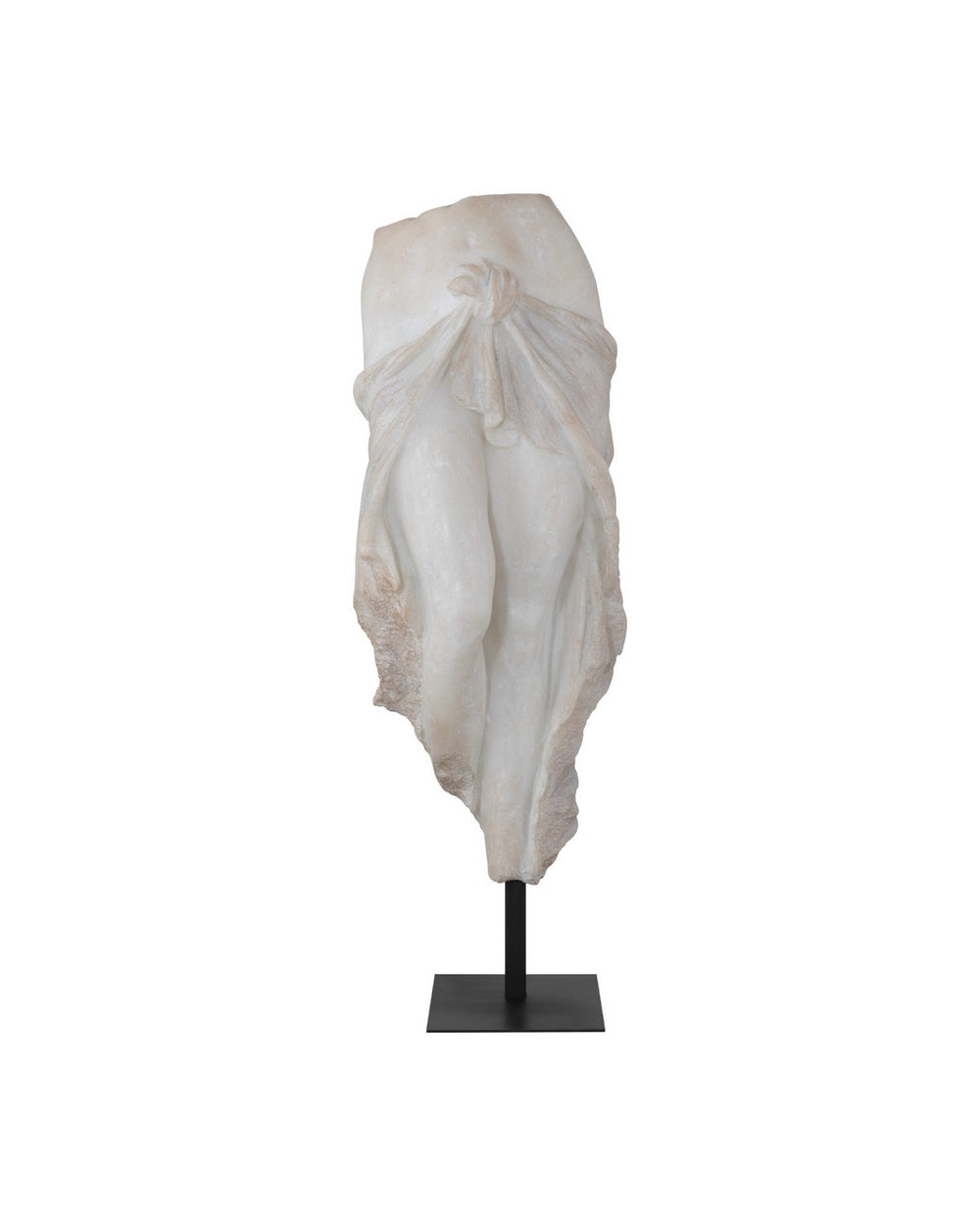 Currey and Company - Fragment on Metal Stand - Ishtar - Antique Off-White / Black- Union Lighting Luminaires Decor