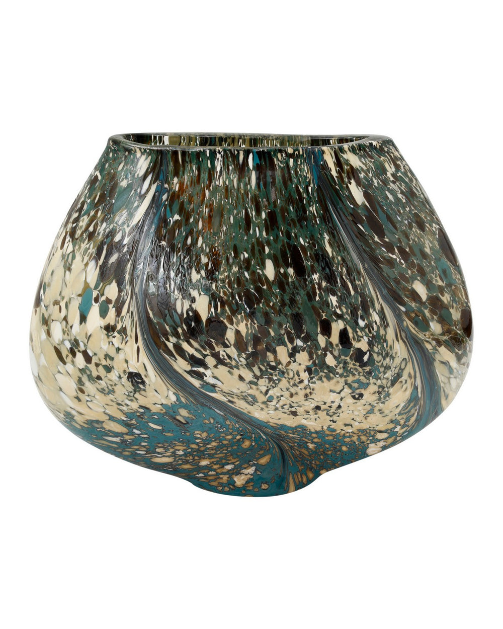 Currey and Company - Vase - Irida - Black / Beige / Green- Union Lighting Luminaires Decor