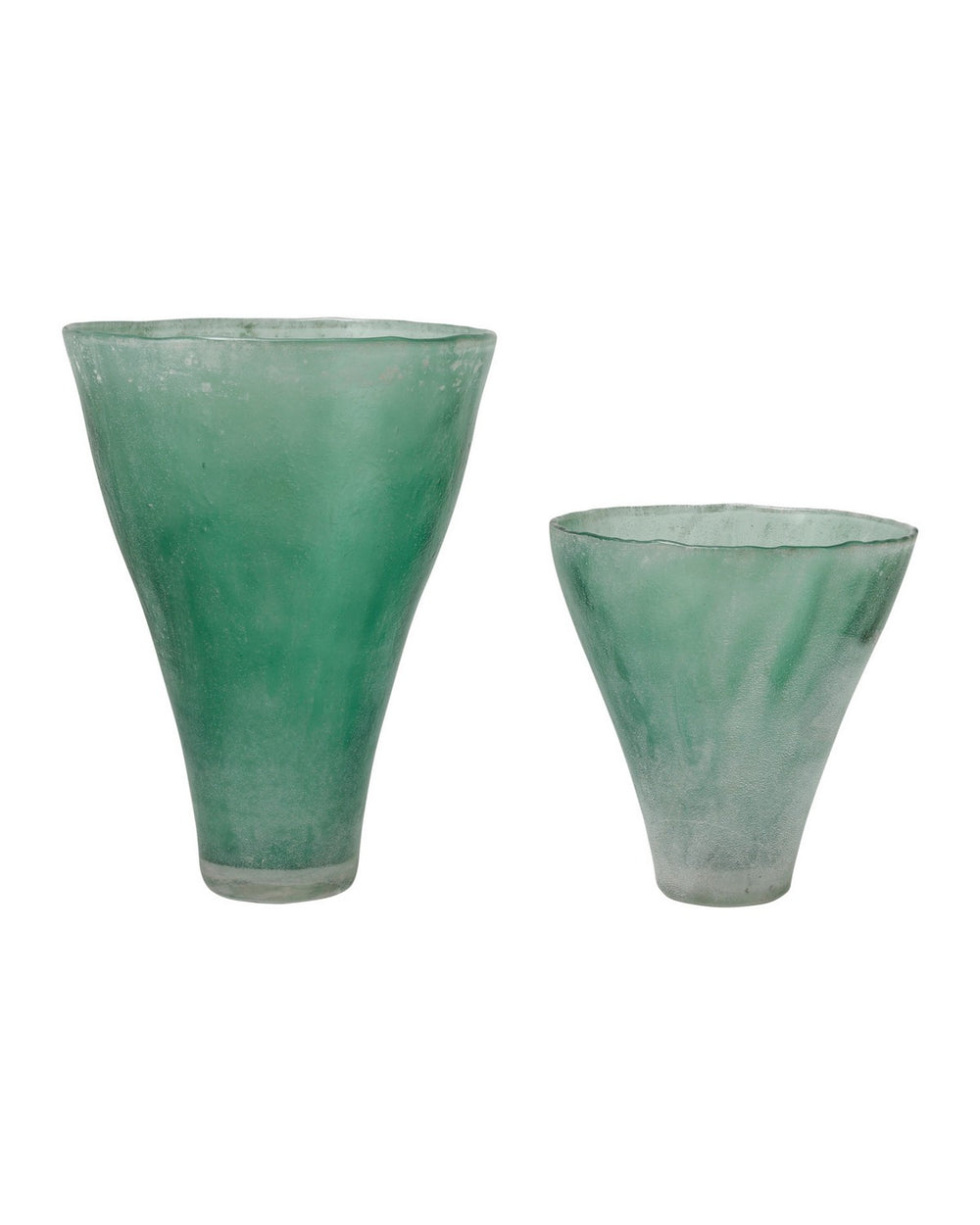 Currey and Company - Vase Set of 2 - Seaworn - Green- Union Lighting Luminaires Decor