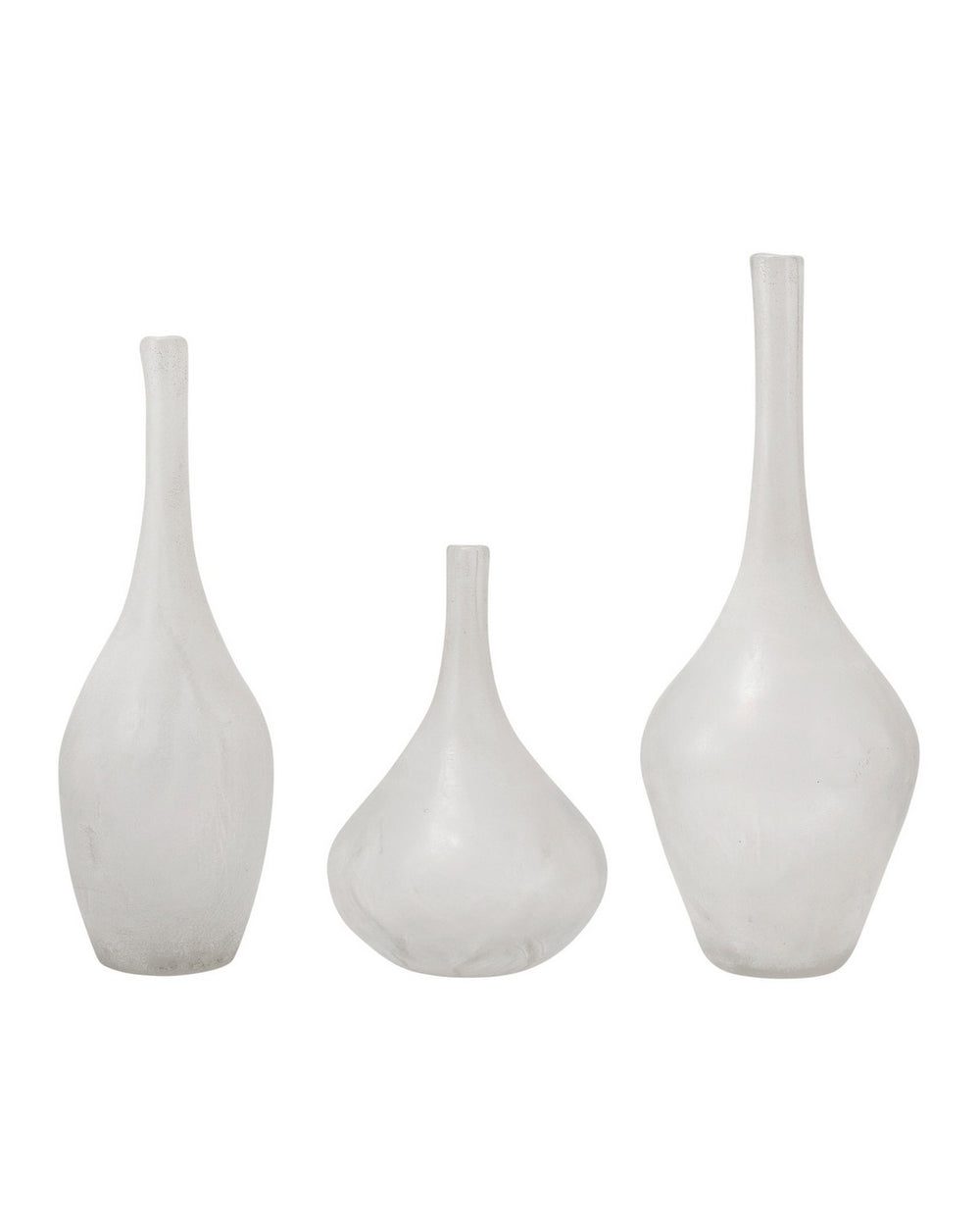 Currey and Company - Vase Set of 3 - Alba - White- Union Lighting Luminaires Decor