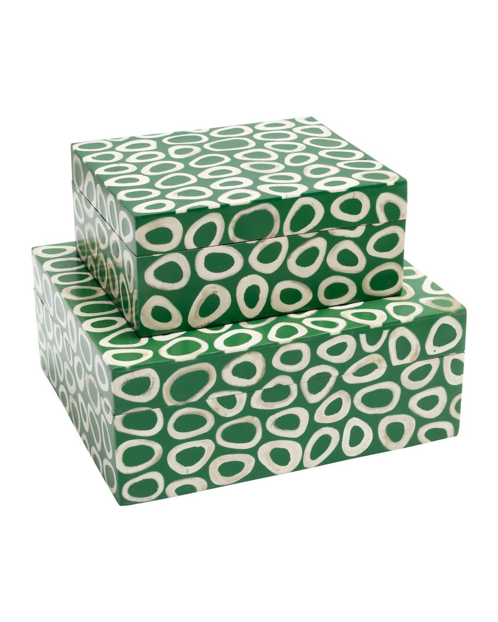 Currey and Company - Box Set of 2 - Ovoid - Green / White- Union Lighting Luminaires Decor
