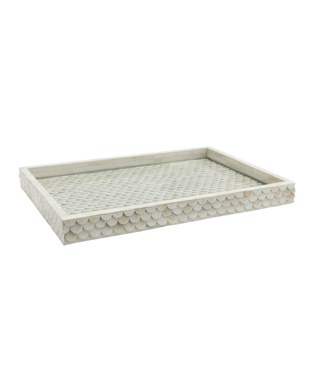 Currey and Company - Tray - Uroko - Natural White- Union Lighting Luminaires Decor