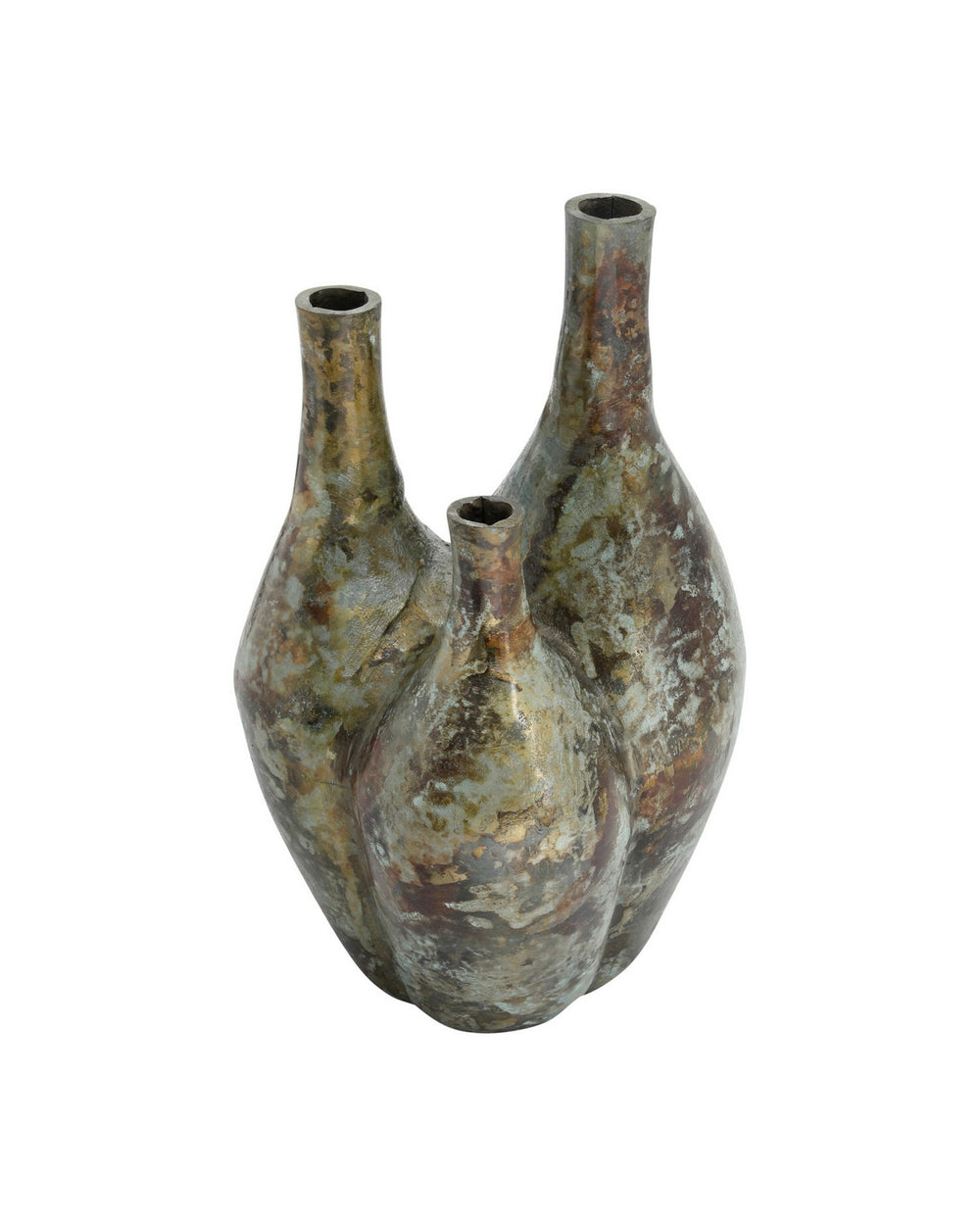 Currey and Company - Vase - Trois - Greco Bronze- Union Lighting Luminaires Decor
