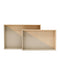 Currey and Company - Tray Set of 2 - Evren - Gray / Natural- Union Lighting Luminaires Decor