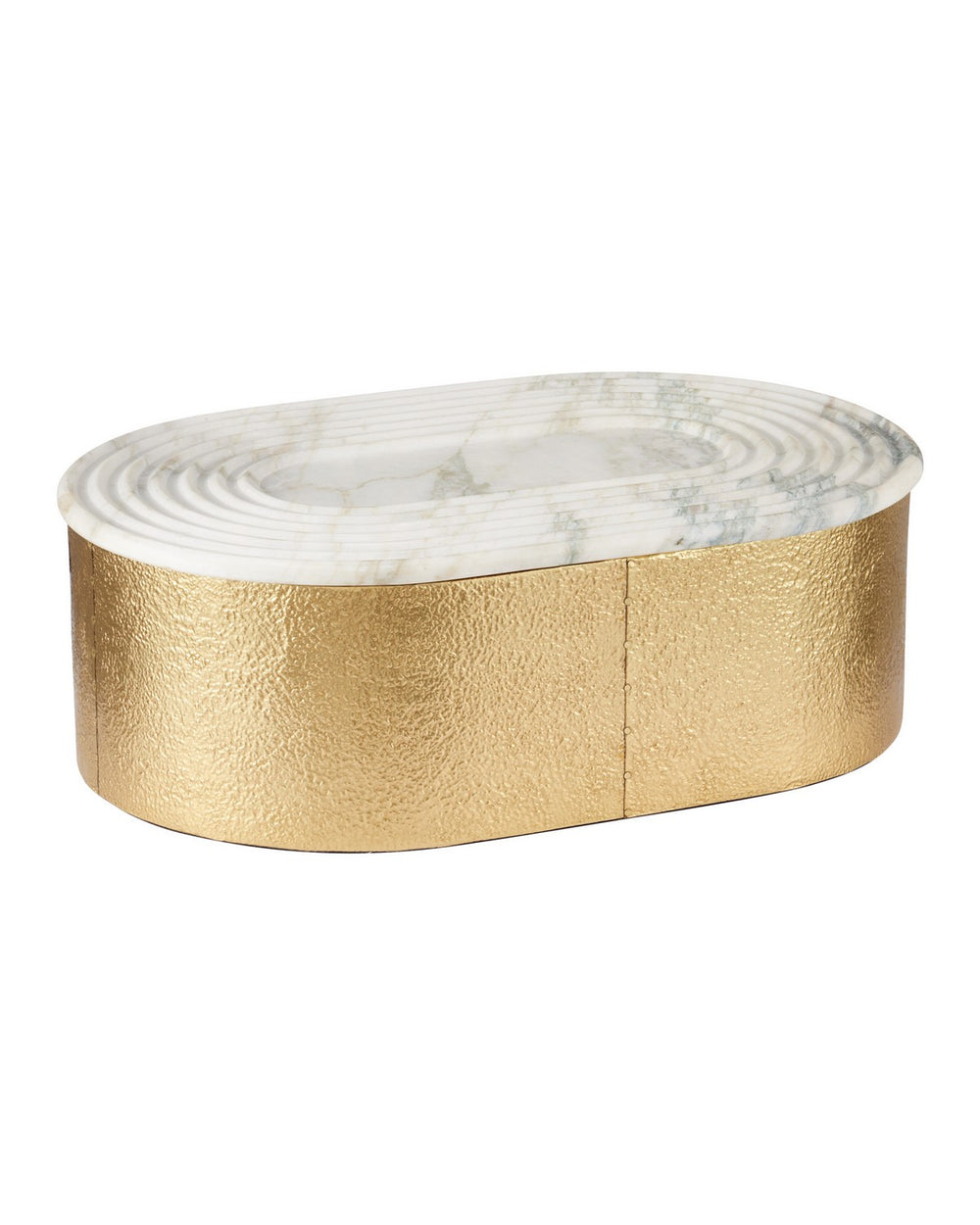 Currey and Company - Box - Trove - Natural / Brass- Union Lighting Luminaires Decor