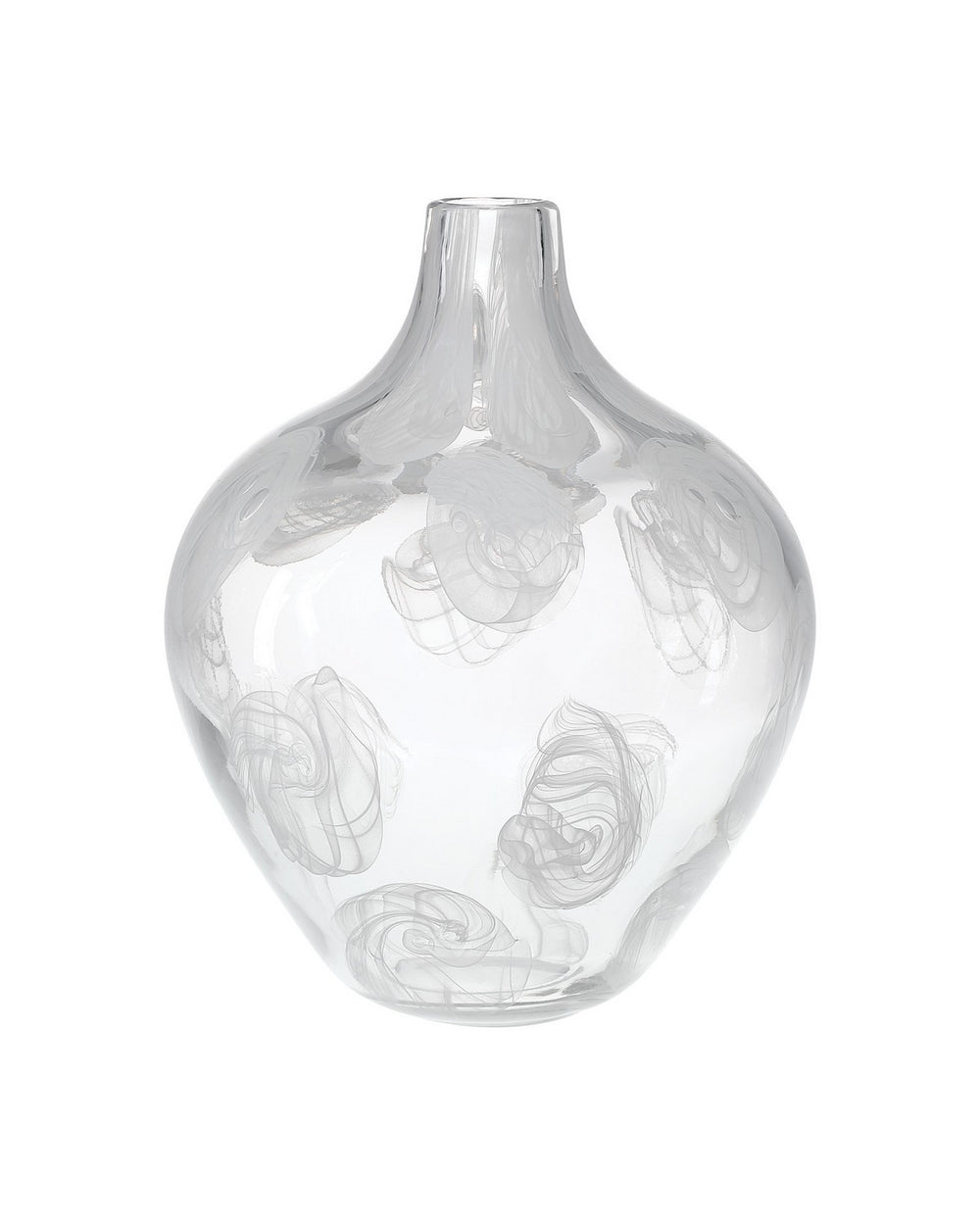 Currey and Company - Vase - Aetheria - Clear / White- Union Lighting Luminaires Decor