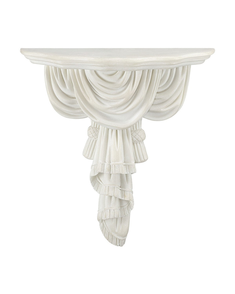 Currey and Company - Wall Shelf - Chiton - Antique Off-White- Union Lighting Luminaires Decor