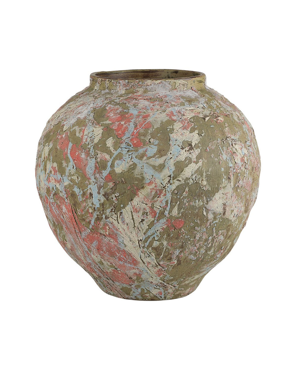 Currey and Company - Vase - Palimpsest - Brown / Pink / Light Blue / White- Union Lighting Luminaires Decor