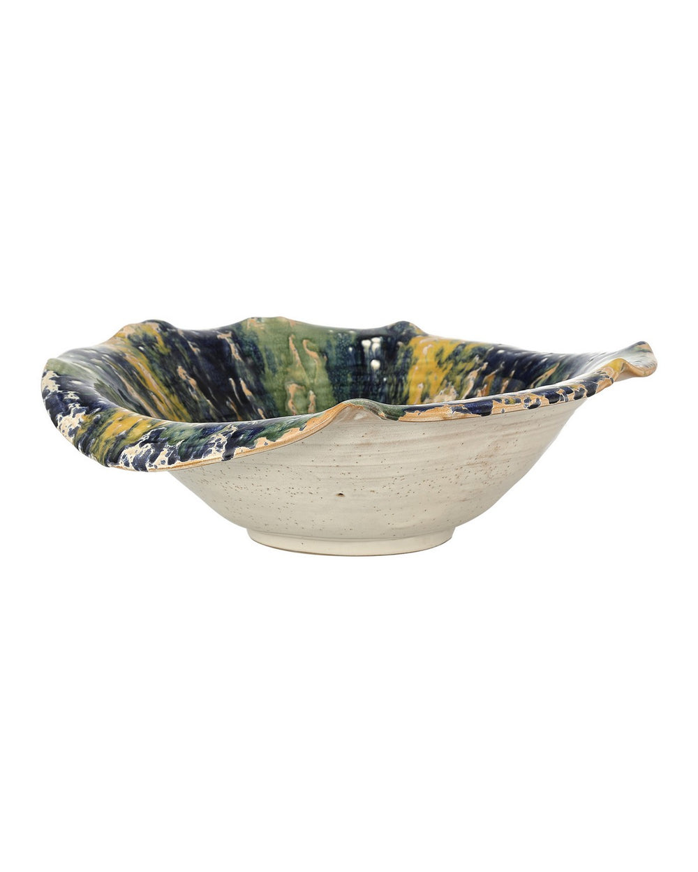 Currey and Company - Bowl - Macchiato - Blue / Green / Off-White- Union Lighting Luminaires Decor