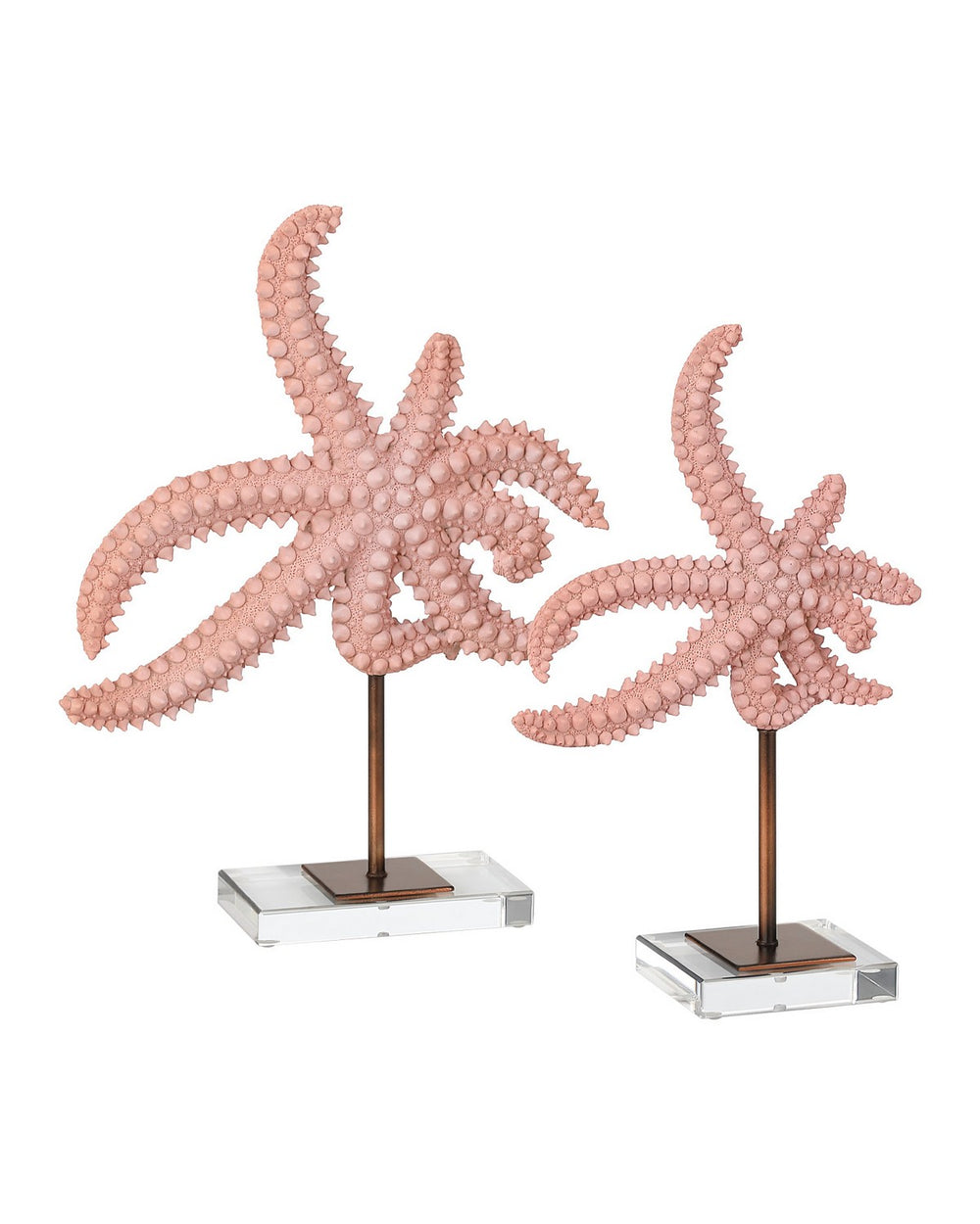 Currey and Company - Starfish Set of 2 - Starfish - Pink- Union Lighting Luminaires Decor