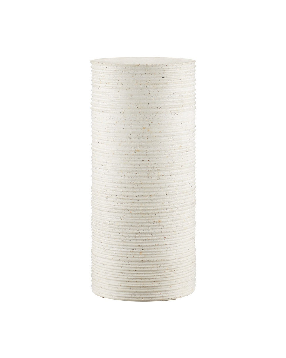 Currey and Company - Terrazzo Pedestal - Cresta - Ivory Terrazzo- Union Lighting Luminaires Decor