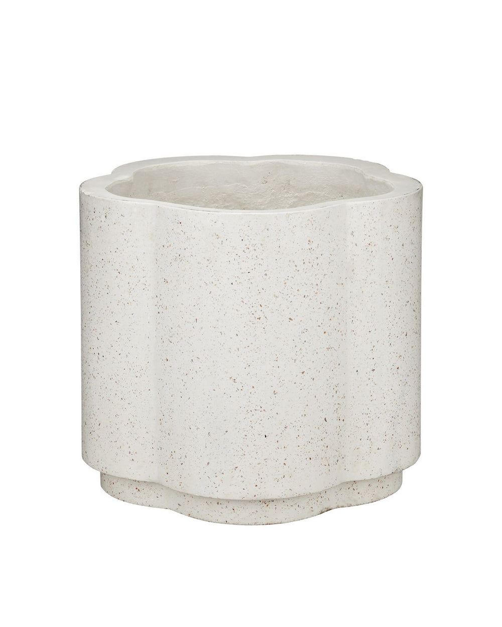 Currey and Company - Planter - Smerlato - Ivory Terrazzo- Union Lighting Luminaires Decor