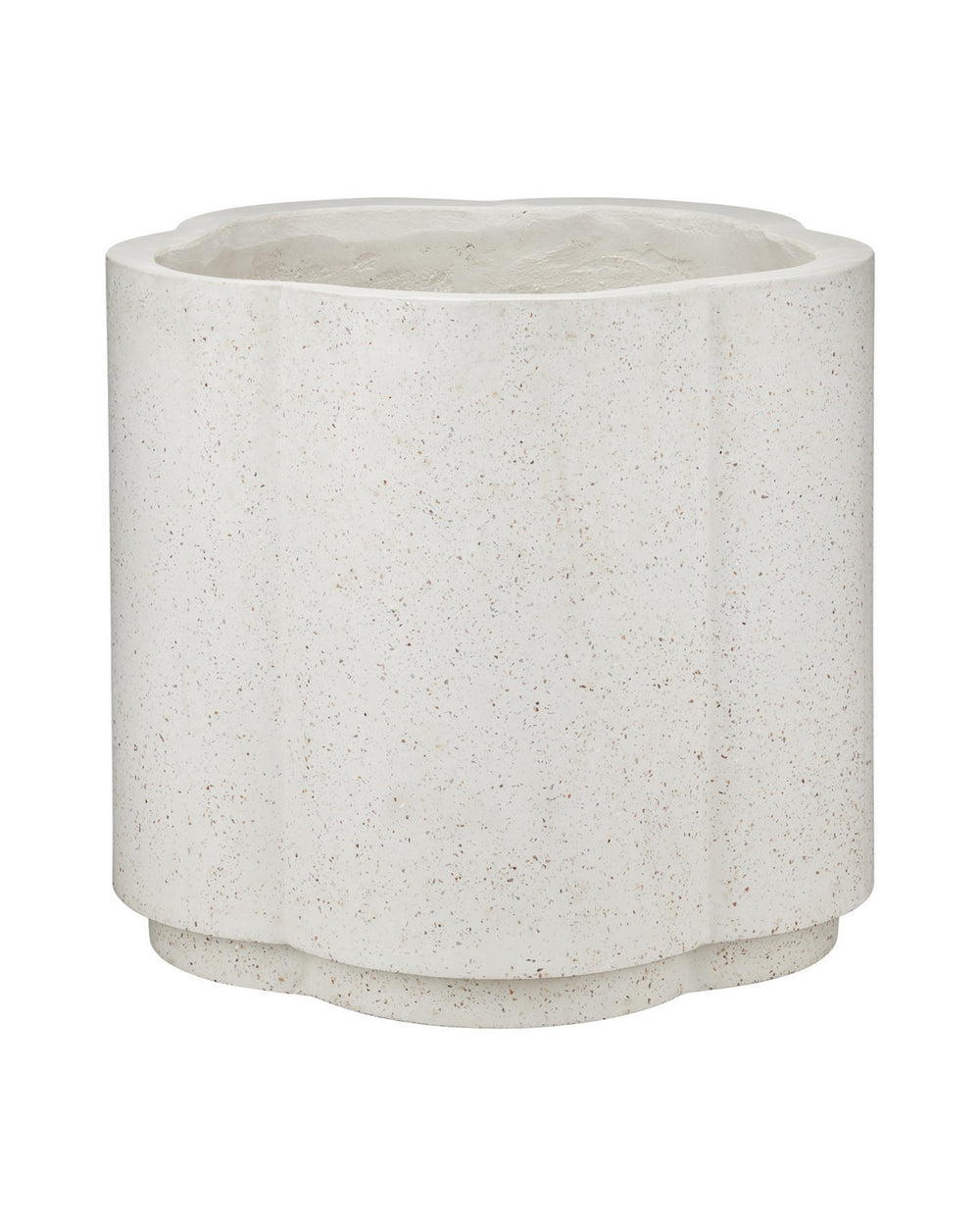 Currey and Company - Planter - Smerlato - Ivory Terrazzo- Union Lighting Luminaires Decor