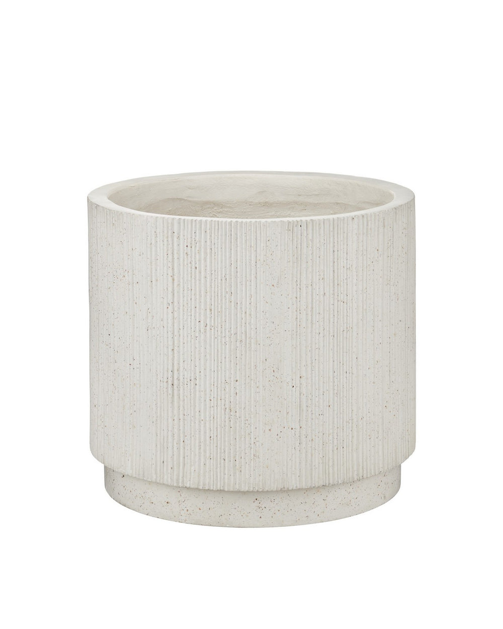 Currey and Company - Planter - Ridge - Ivory Terrazzo- Union Lighting Luminaires Decor