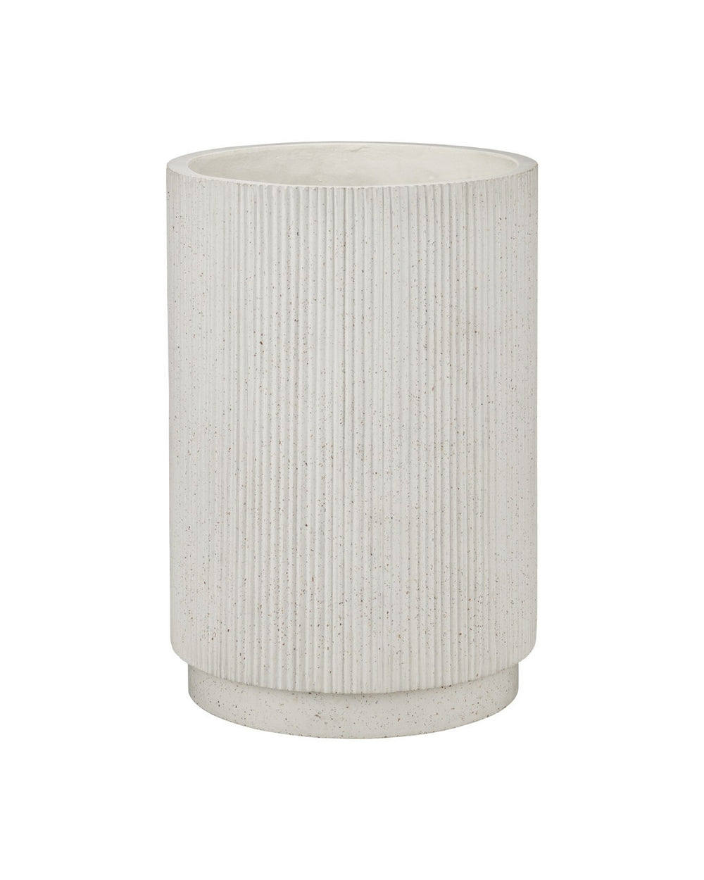 Currey and Company - Planter - Ridge - Ivory Terrazzo- Union Lighting Luminaires Decor