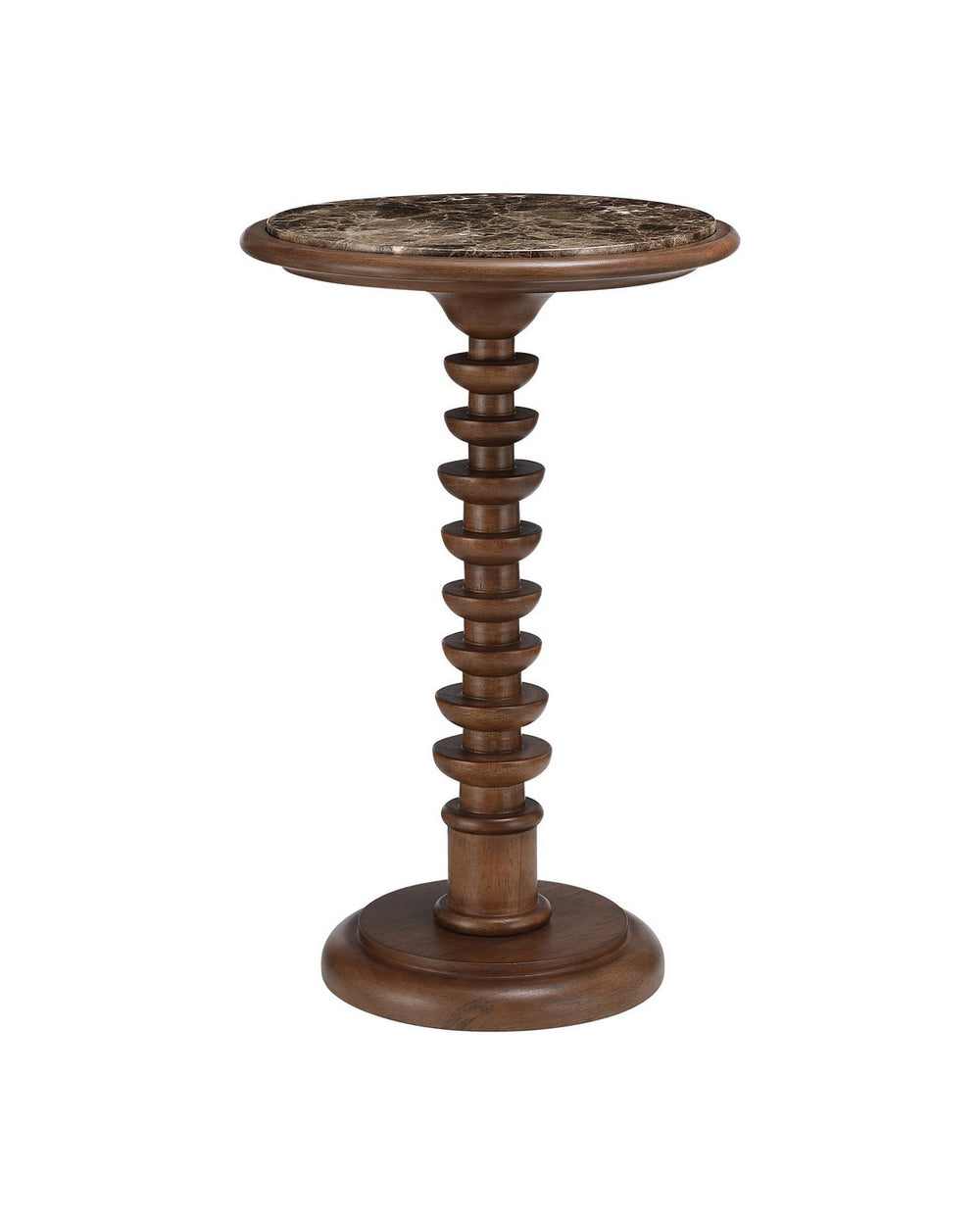 Currey and Company - Accent Table - Steppe - Dark Brown / Natural- Union Lighting Luminaires Decor