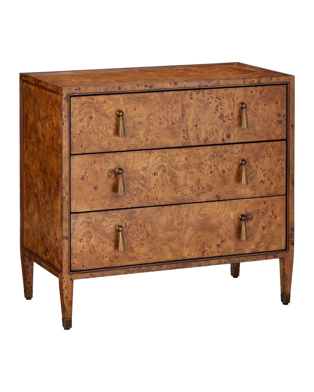 Currey and Company - Chest - Evie - Mappa Burl- Union Lighting Luminaires Decor