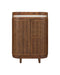 Currey and Company - Bar Cabinet - Virtuosity - Brushed Driftwood / Natural / Brass- Union Lighting Luminaires Decor