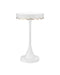Currey and Company - Accent Table - Enid - White / Gold- Union Lighting Luminaires Decor