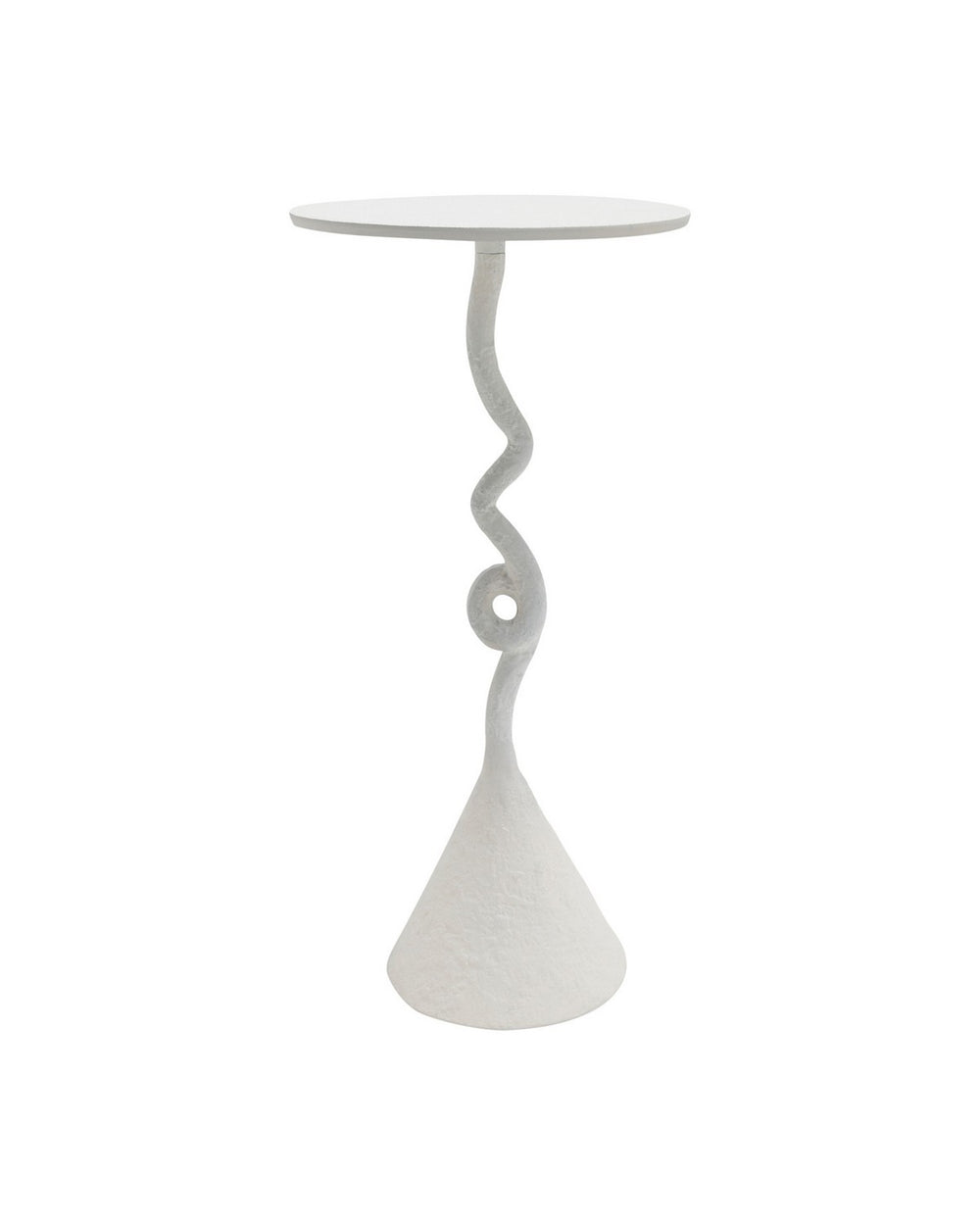 Currey and Company - Drinks Table - Cauda - White- Union Lighting Luminaires Decor
