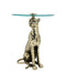 Currey and Company - Accent Table - Bacall - Antique Gold / Clear- Union Lighting Luminaires Decor