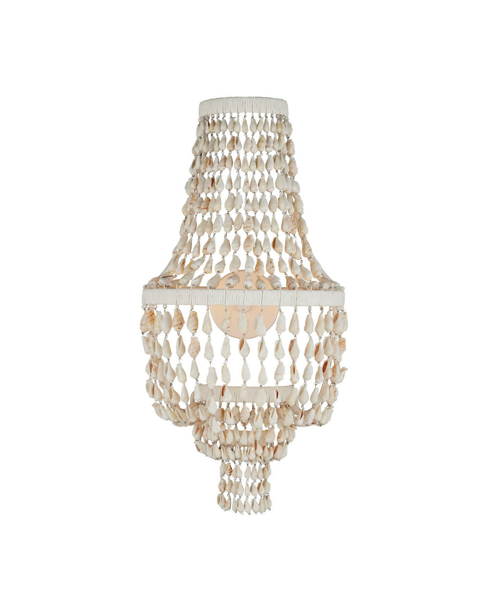 Currey and Company - LED Wall Sconce - Cybele - Natural / Pearlized White / White- Union Lighting Luminaires Decor