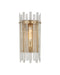 Currey and Company - One Light Wall Sconce - Electra - Clear / Antique Brass- Union Lighting Luminaires Decor