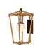 Currey and Company - One Light Wall Sconce - Denison - Natural / Midnight / Frosted White- Union Lighting Luminaires Decor