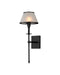 Currey and Company - LED Wall Sconce - Ronaldo - Matte Black / Frosted- Union Lighting Luminaires Decor