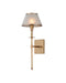 Currey and Company - LED Wall Sconce - Ronaldo - Antique Brass / Frosted- Union Lighting Luminaires Decor