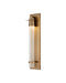 Currey and Company - LED Wall Sconce - Provence - Antique Brass / Clear- Union Lighting Luminaires Decor